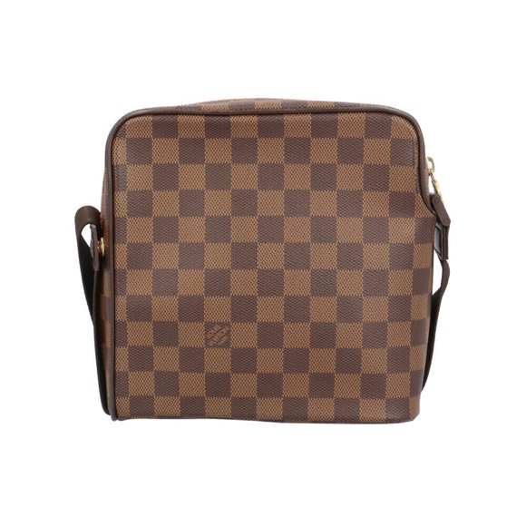 Louis Vuitton Olaf PM Damier Shoulder Bag Canvas N41442 Brown Unisex LOUIS VU... - Picture 3 of 8